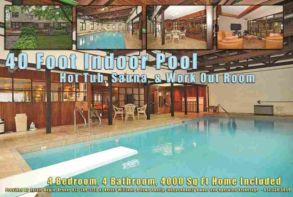 40? Indoor Pool....4000sq ft Home Included