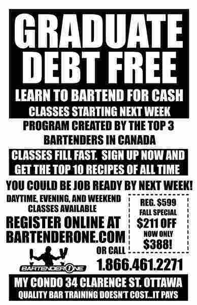LEARN TO BARTEND FOR CASH