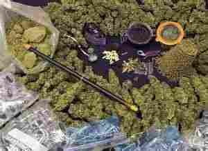 white widow, coke, kush and mephredrone