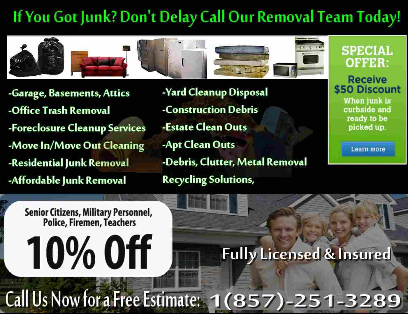 Junk Removal in the Boston Area!