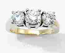 2.00 Carat Three Stone Round Cut Diamond Ring