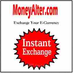 Exchange E-Currency from MoneyAlter