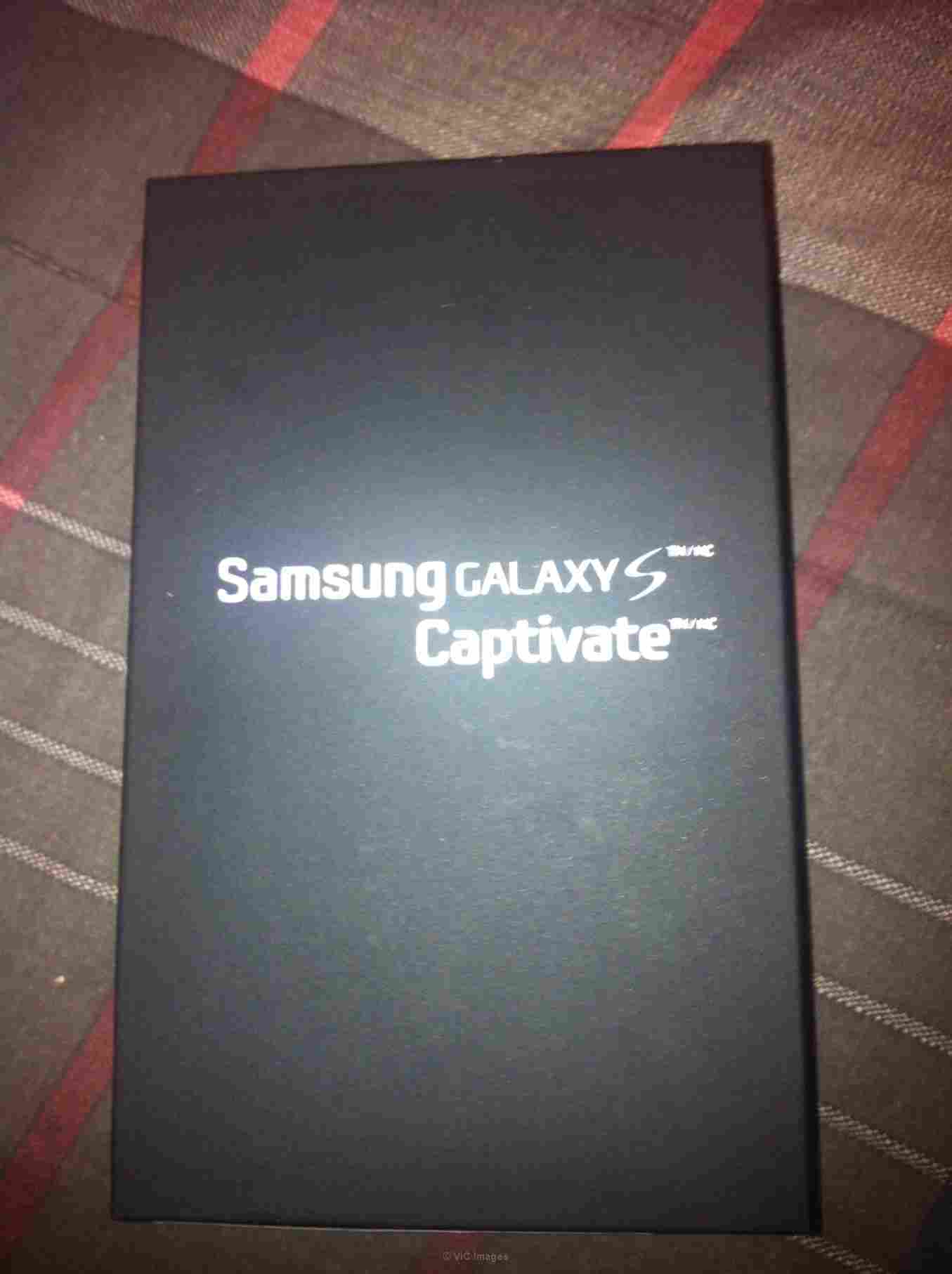 New Samsung Galaxy S Captivate, 2 spare batteries, otterbox case