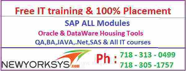 Testing Tools Training & Placement By newyorksys.com