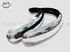 Stainless steel bumpers for VW Beetle EU without overriders style