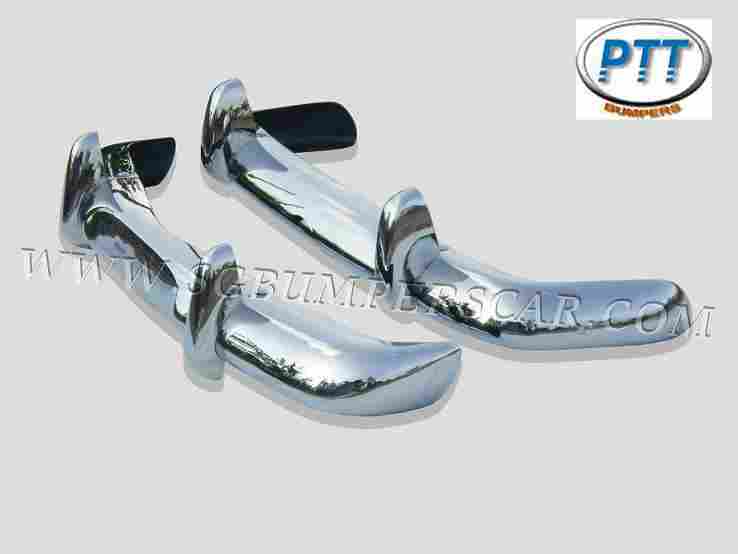 Stainless steel bumpers for Volvo Amazon 122 EU style