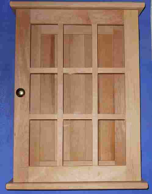 New  Hand crafted wall mounted heirloom's cabinet