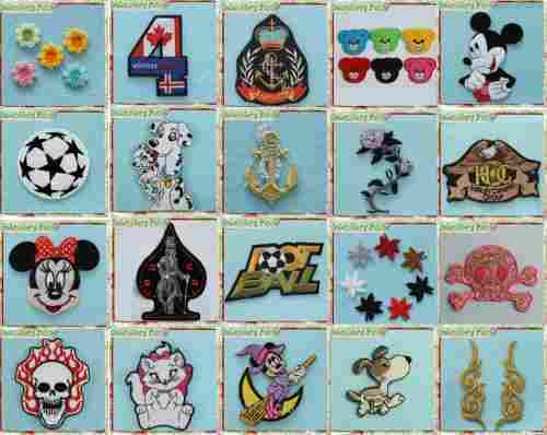 Custom Embroidery Patch fashion clothes accessories Manufacture