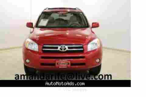 Red 2006 Toyota Rav4 For Sale