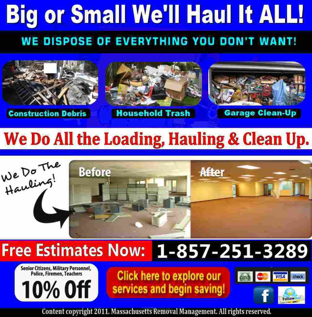 Junk Removal Boston and Surrouding Cities!