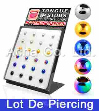 faux piercing langue