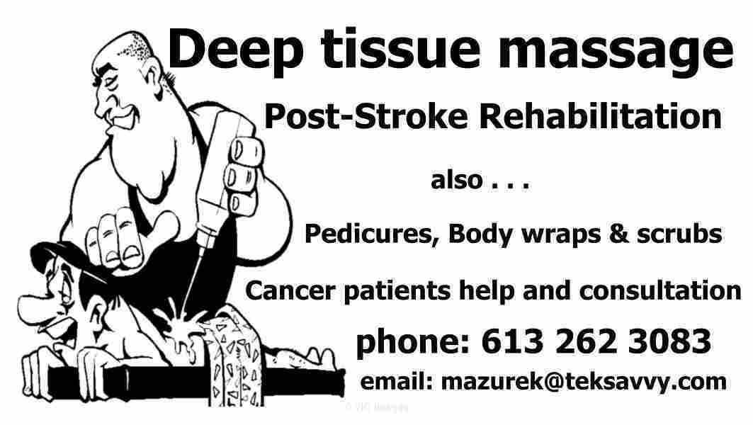 Affordable Deep tissue massages and Trigger Point Therapy