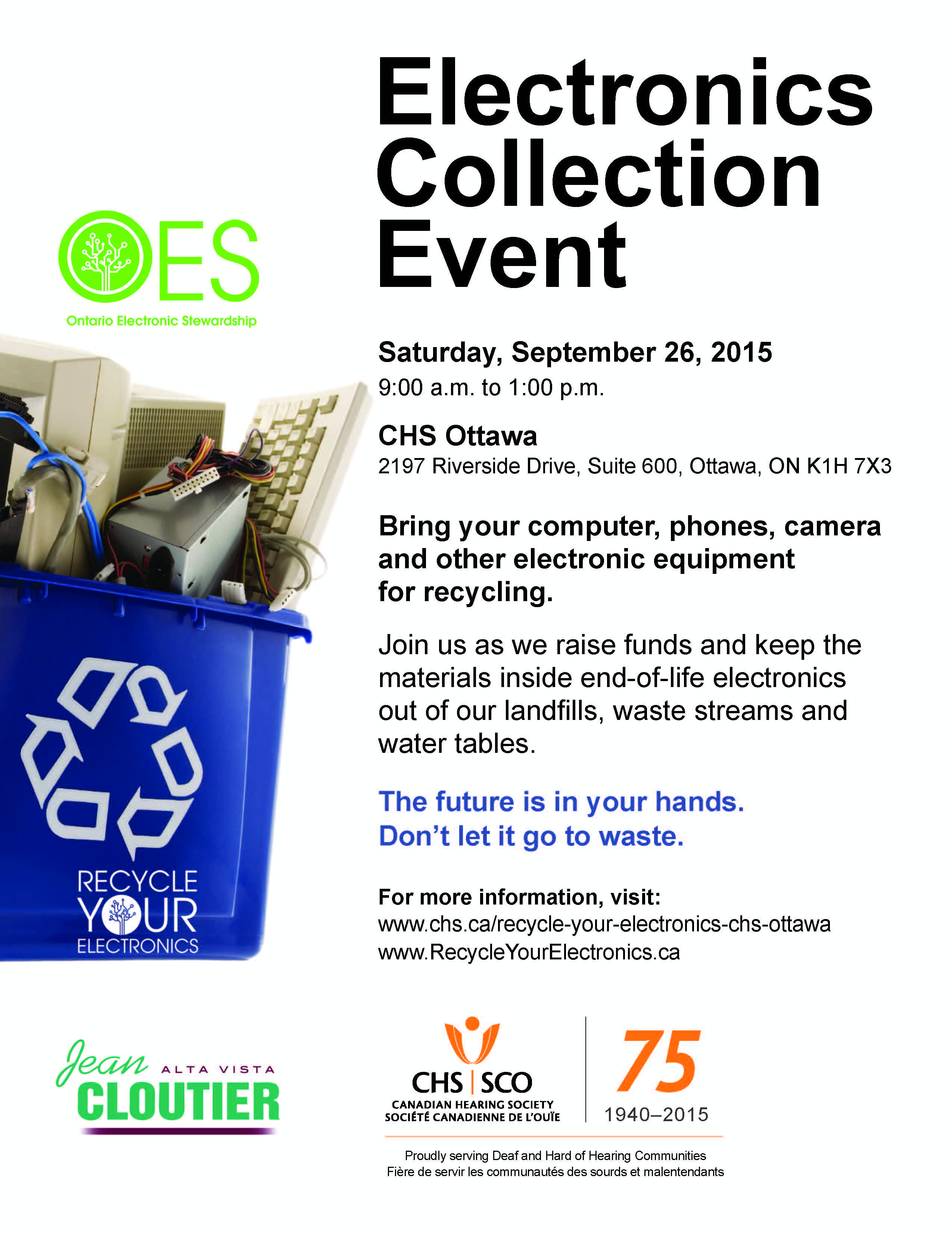 Electronics Recycling Event - for a good cause