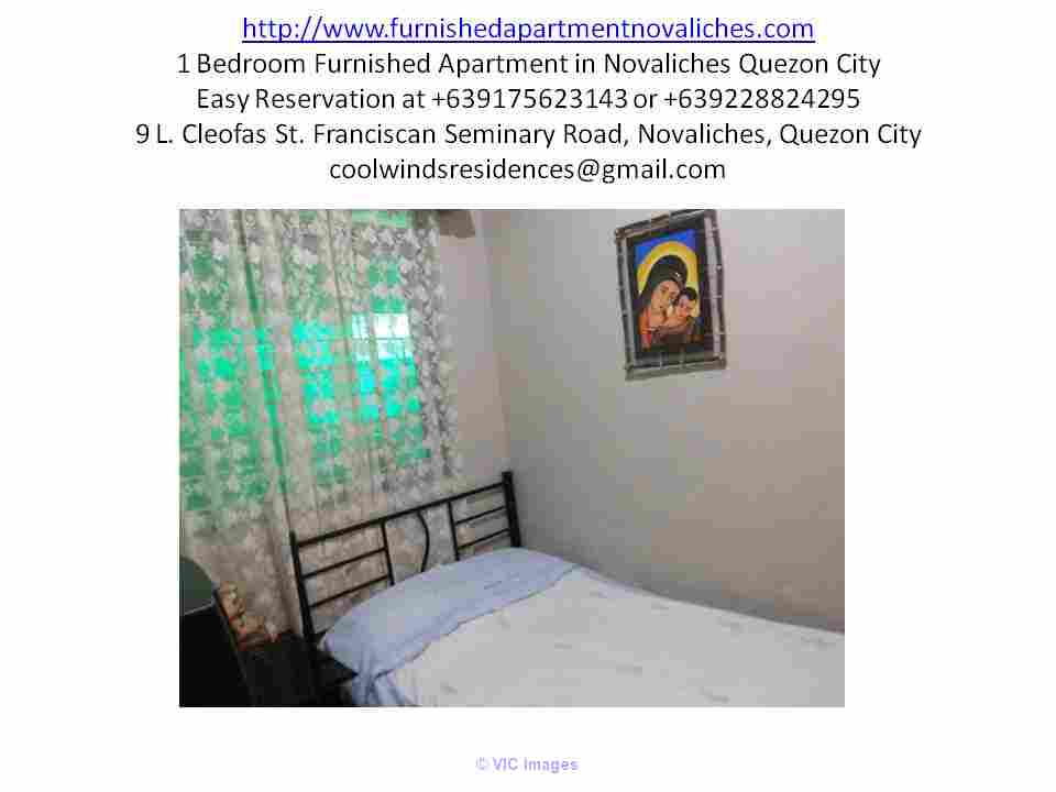 1 Bedroom Vacation Rentals in Novaliches Quezon City Philippines