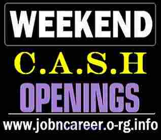 $18/HR Weekend Part Time Openings Today.