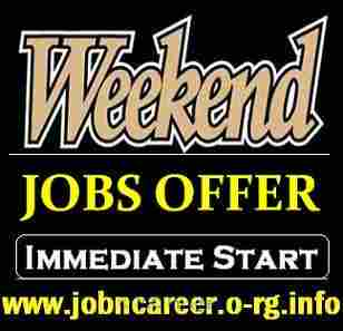 Weekend Part Time Openings $18.00/HOUR.