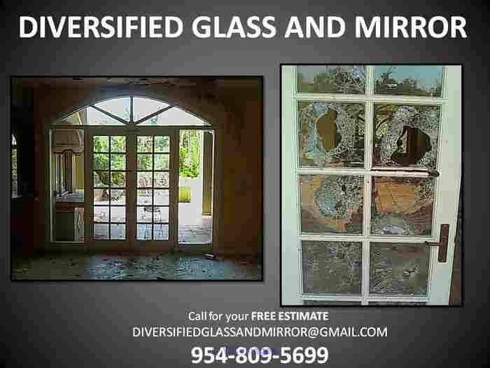 IN MIAMI WINDOW REGLAZING PLANTATION GLASS SPECIALIST MIRROR REPAIR, C