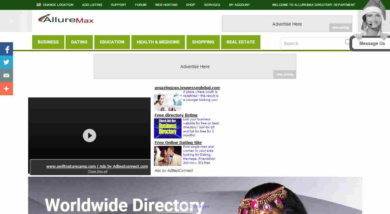 AllureMax.com |  Business directory listing