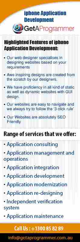 Iphone application development