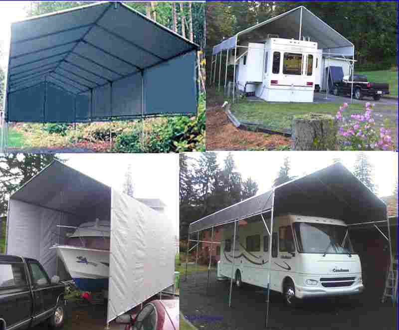 Portable Carport RV Shelter for less 25 to 30 long