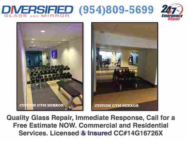 MIAMI+CORAL SPRINGS FL MIRROR REMOVAL, REPAIR & INSTALL, SLIDING DOOR