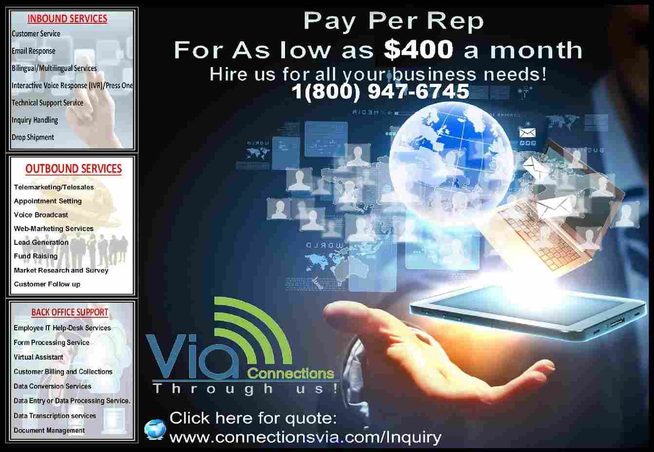 Looking For a Dedicated Full Time Employee for as low as $400 Per Mont
