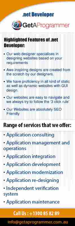 .Net Developer Sydney