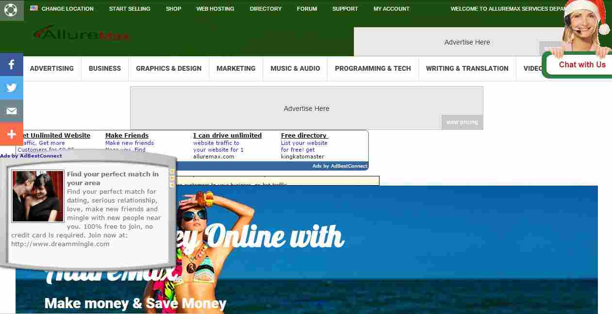 Get Unlimited  Reliable Website Hosting at alluremax.com