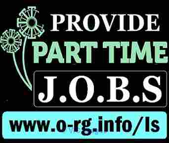 Part Timers & Data Entry Workers Wanted.