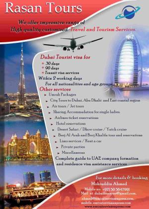 Travel and Tourism Services