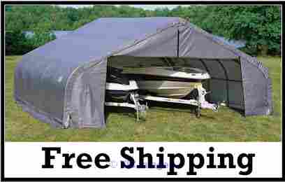 Shelter Logic Portable 2 Car Garage