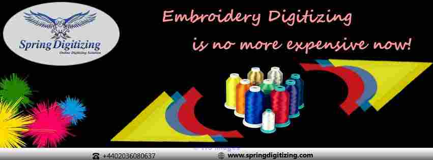 Embroidery Digitizing is no more expensive now!