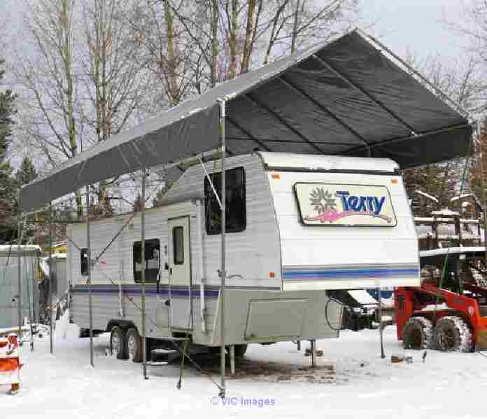 Portable Carport RV Shelter for less 35 to 40 long