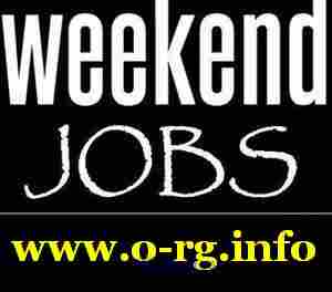 Weekend Part-Time Jobs To Apply Today.