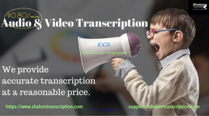 Transcription Services - Audio & Video Transcription