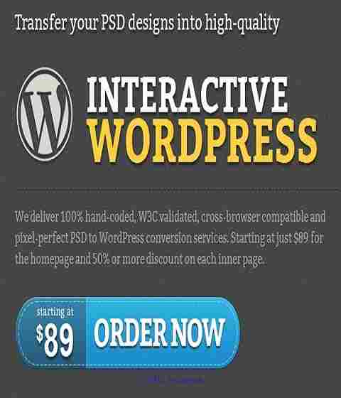 Best psd to wordpress conversion