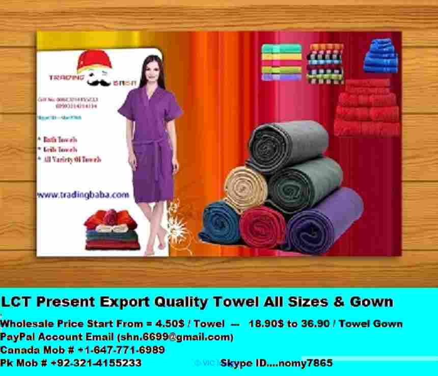 Cotton towels for home beach hotels Wholesale rates