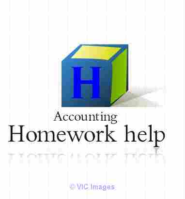 Accounting homework help