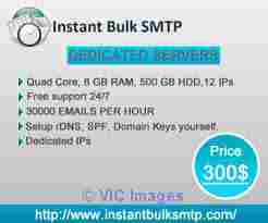 Bulk Email servers help you send large amounts of email to your email