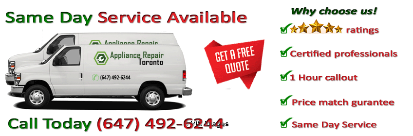 Same day appliance repair with price match guarantee