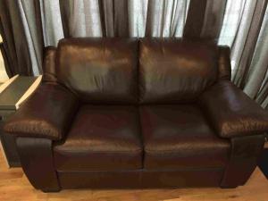 Leather sofa