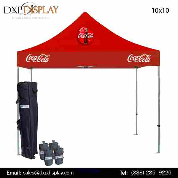 Pop Up Canopy Tent with Custom Printed Design