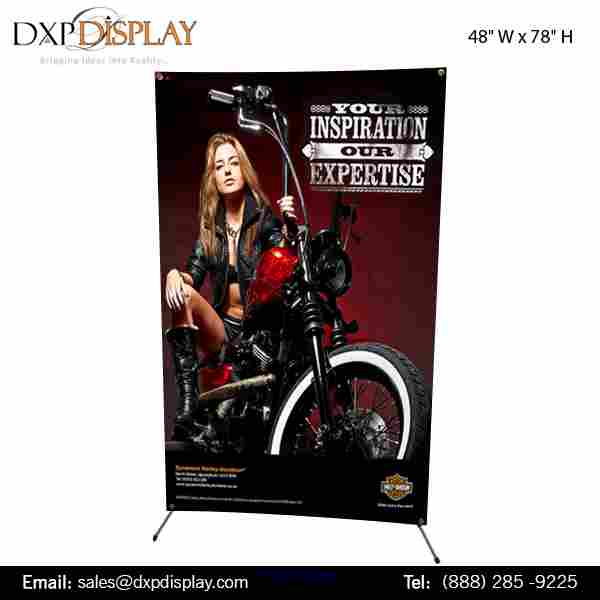 Advertising mini X Banner Stand