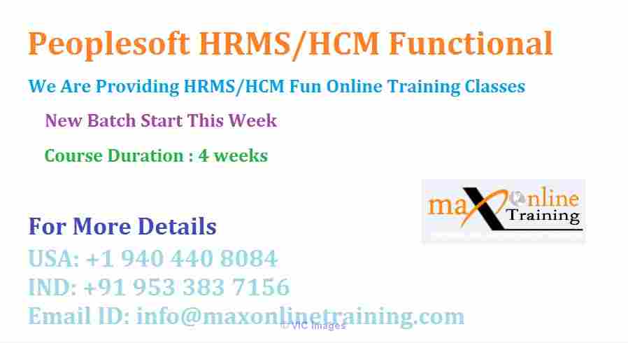 Latest technologies in HRMS Functional training |peoplesoft online tra