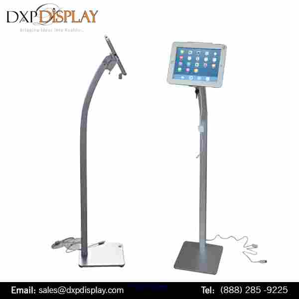 Portable Aluminium iPad Floor Stand with high quality