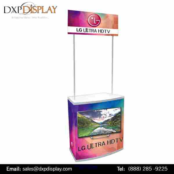 Promotional Counter Table With Custom Printed Graphics