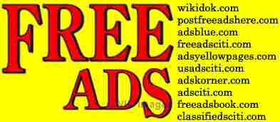 Free classifieds. Post free classified ads
