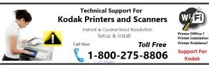 KODAK PRINTER OFFLINE HELP CALL ON 1-800-275-8806