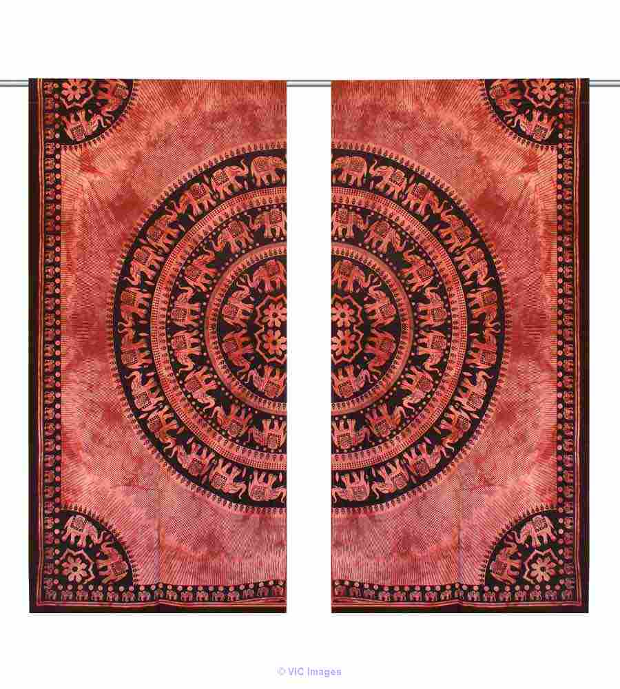 Chicest range of mandala curtains from Handicrunch