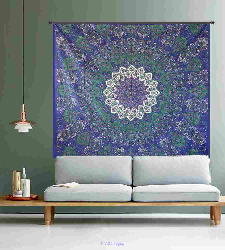 Striking Star MandalaTapestries by Handicrunch